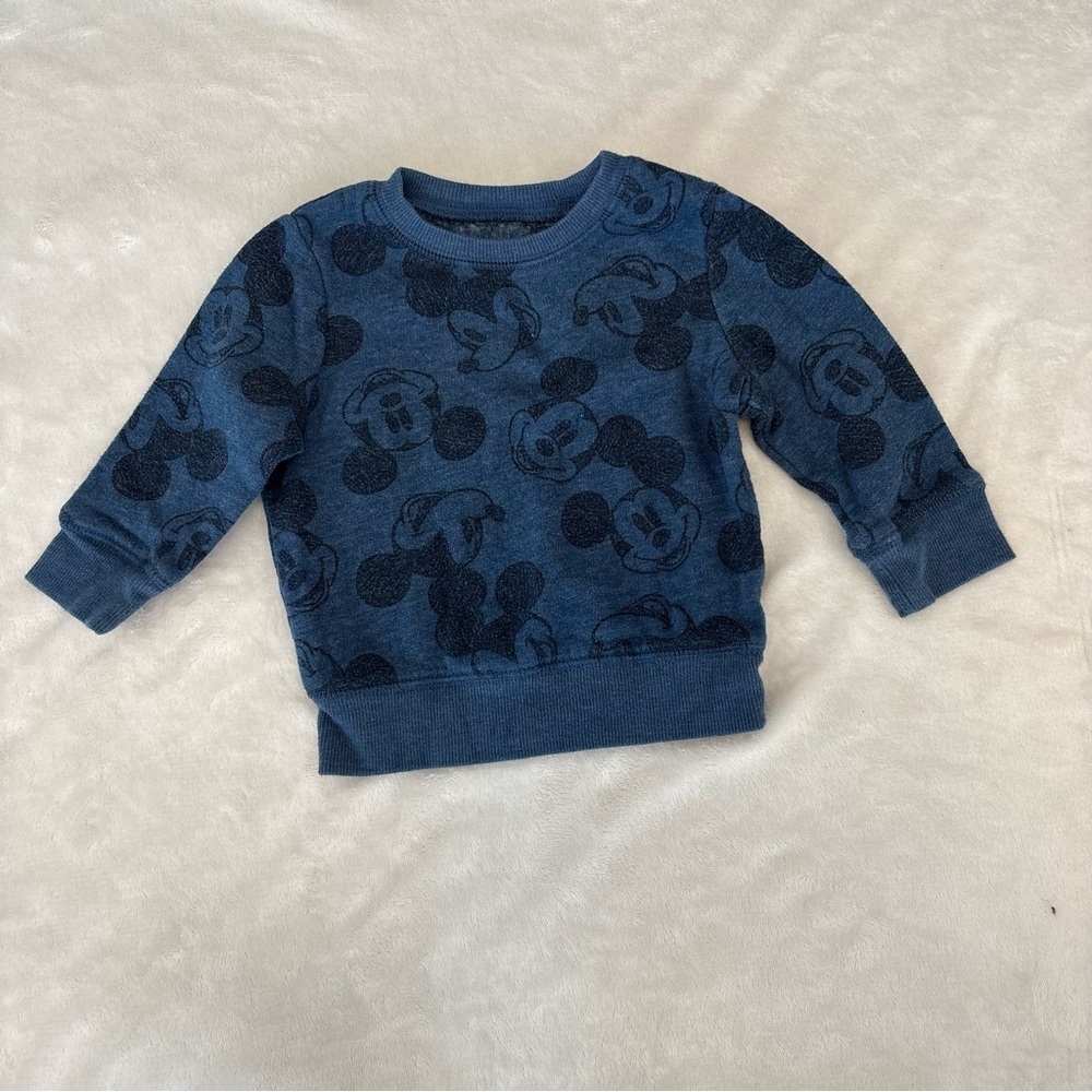 Disney Mickey Mouse jumping beans crewneck baby sweatshirt 12 months baby boy